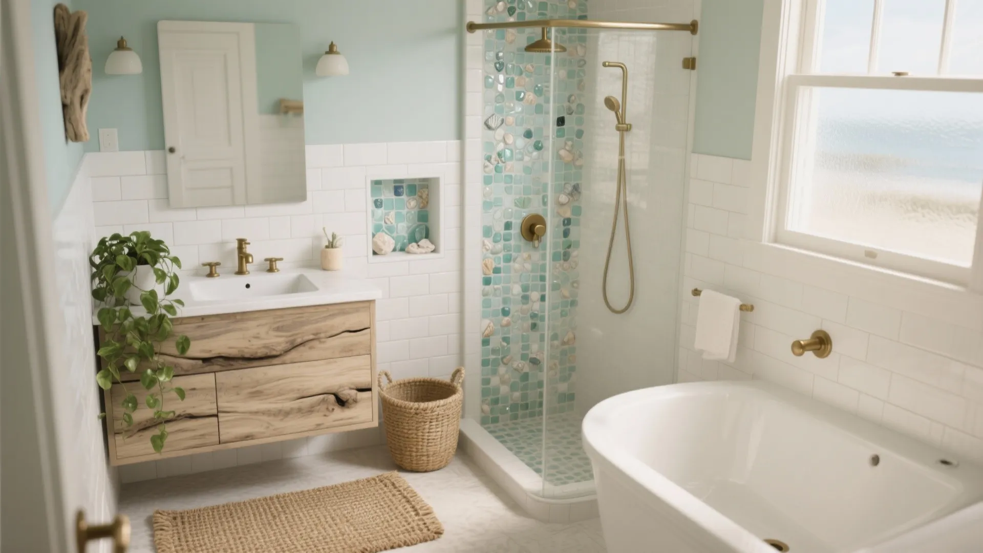 5 Beach Bathroom Decor Sets for Small Bathrooms: Coastal charm in compact spaces: five practical beach bathroom decor set ideas I use with clients