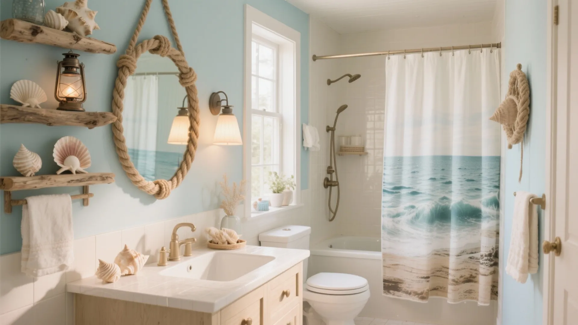 5 Beach Decor Bathroom Accessories Ideas