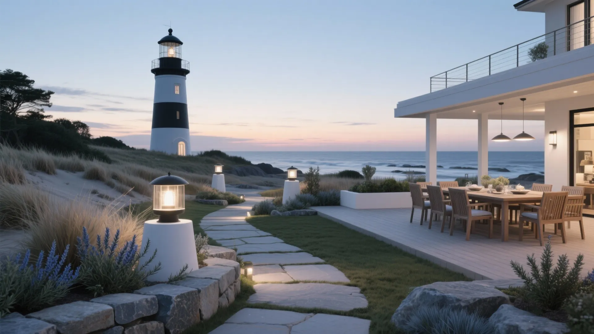 Transform Your Outdoor Space with Lighthouse Decor: 1 Minute to Enhance Your Backyard Aesthetics