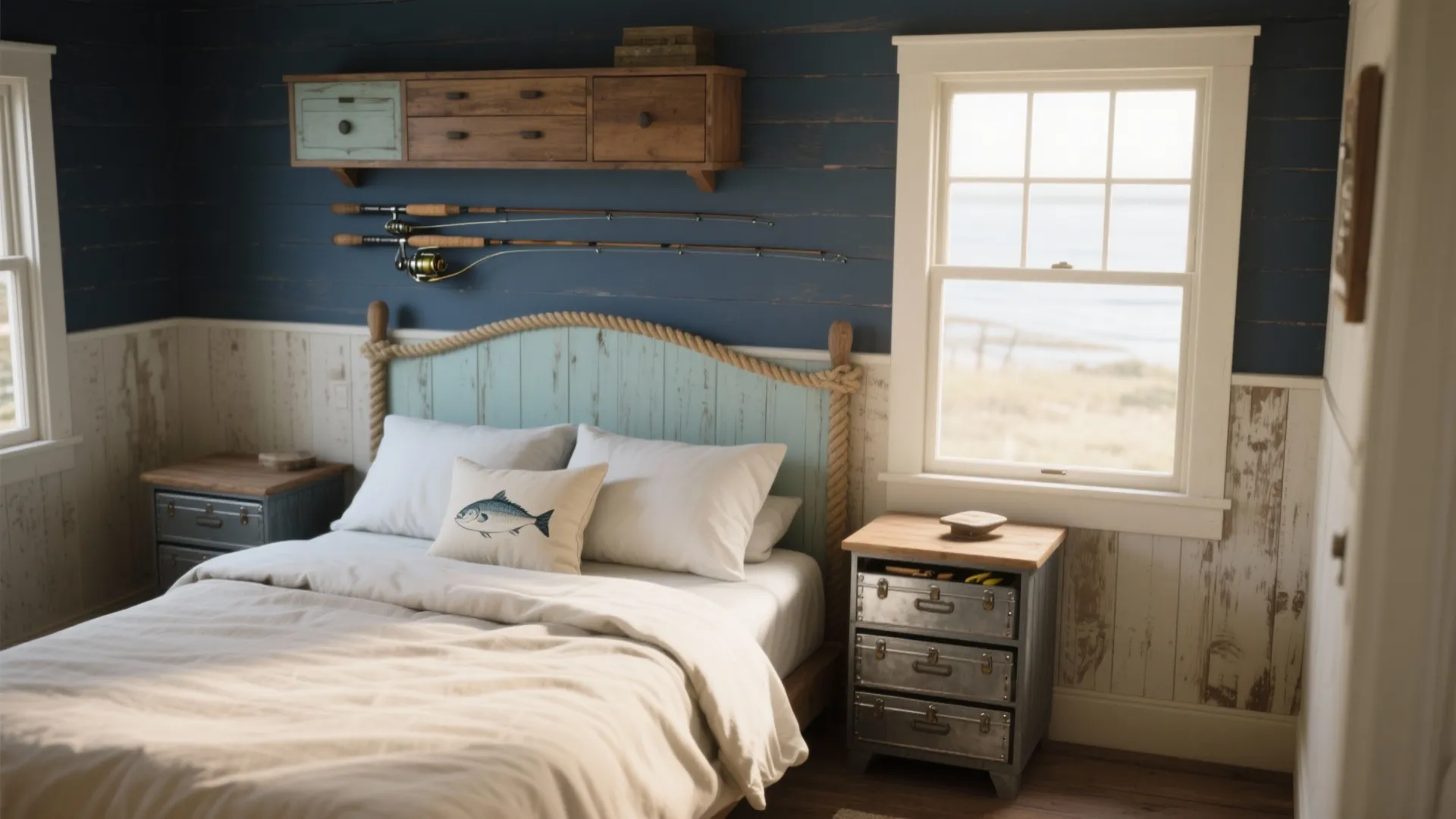 Fishing Bedroom Decor: 5 Creative Ideas: Catch a calm, playful bedroom vibe with 5 small-space fishing decor ideas I actually used