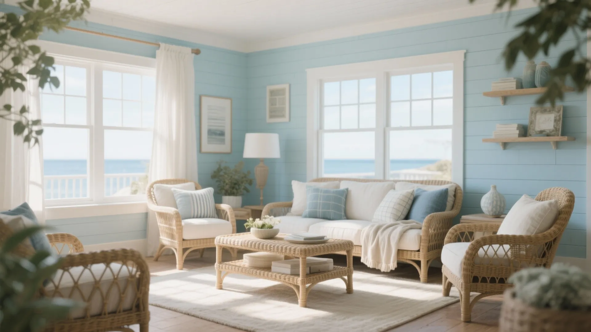 6. Coastal-Style Shiplap with Soft Blues