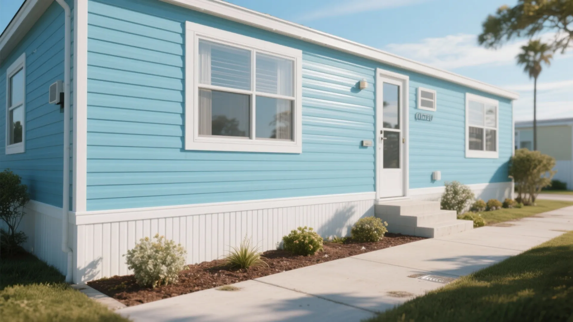 1. Coastal Blue and Crisp White