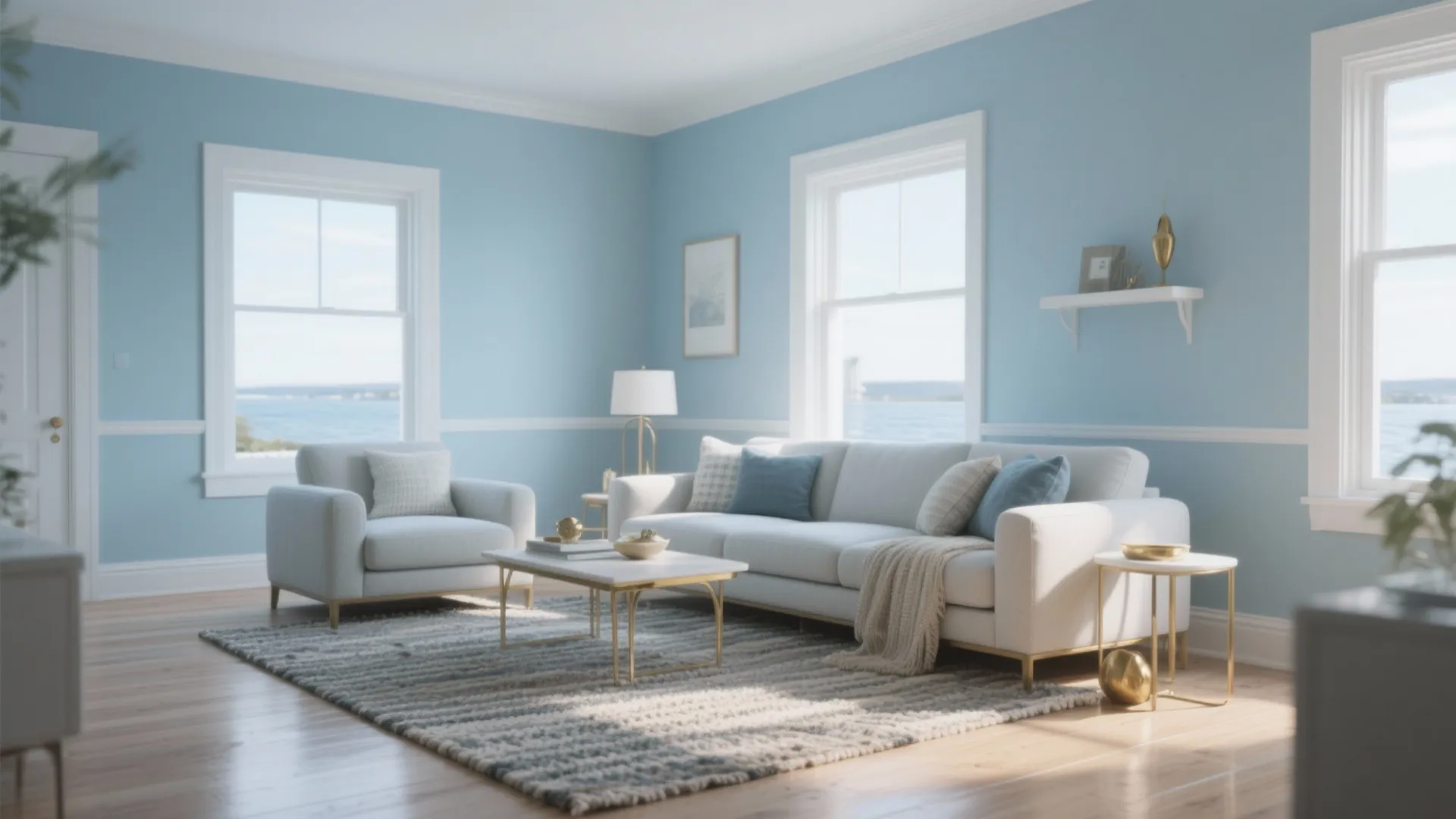 2. Soft Coastal Blues