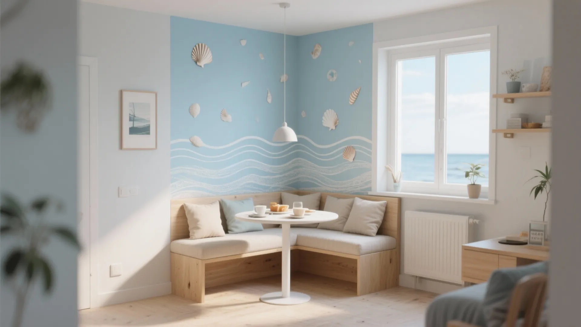 3. Coastal Motif for a Light, Airy Feel