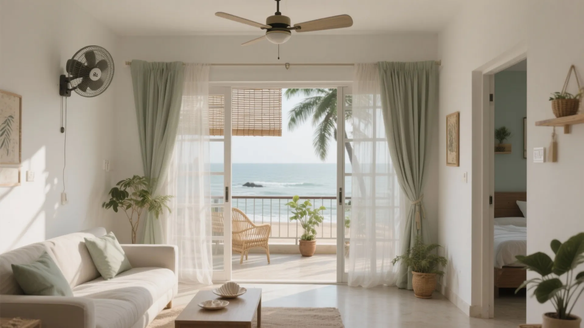 Cool, calm, and coastal: cross-ventilation, shading, and fans