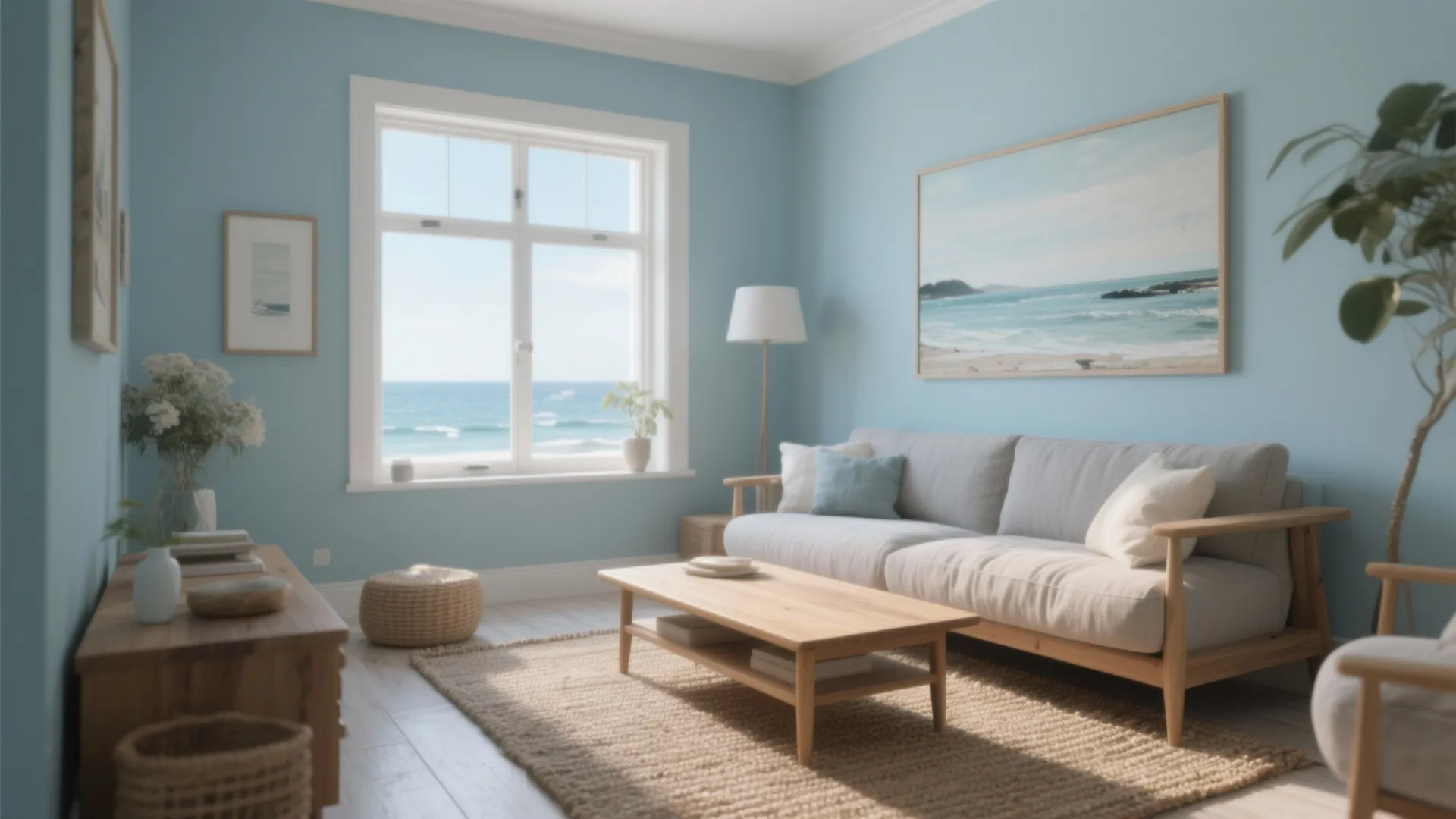 Coastal Calm: Soft Sky Blue