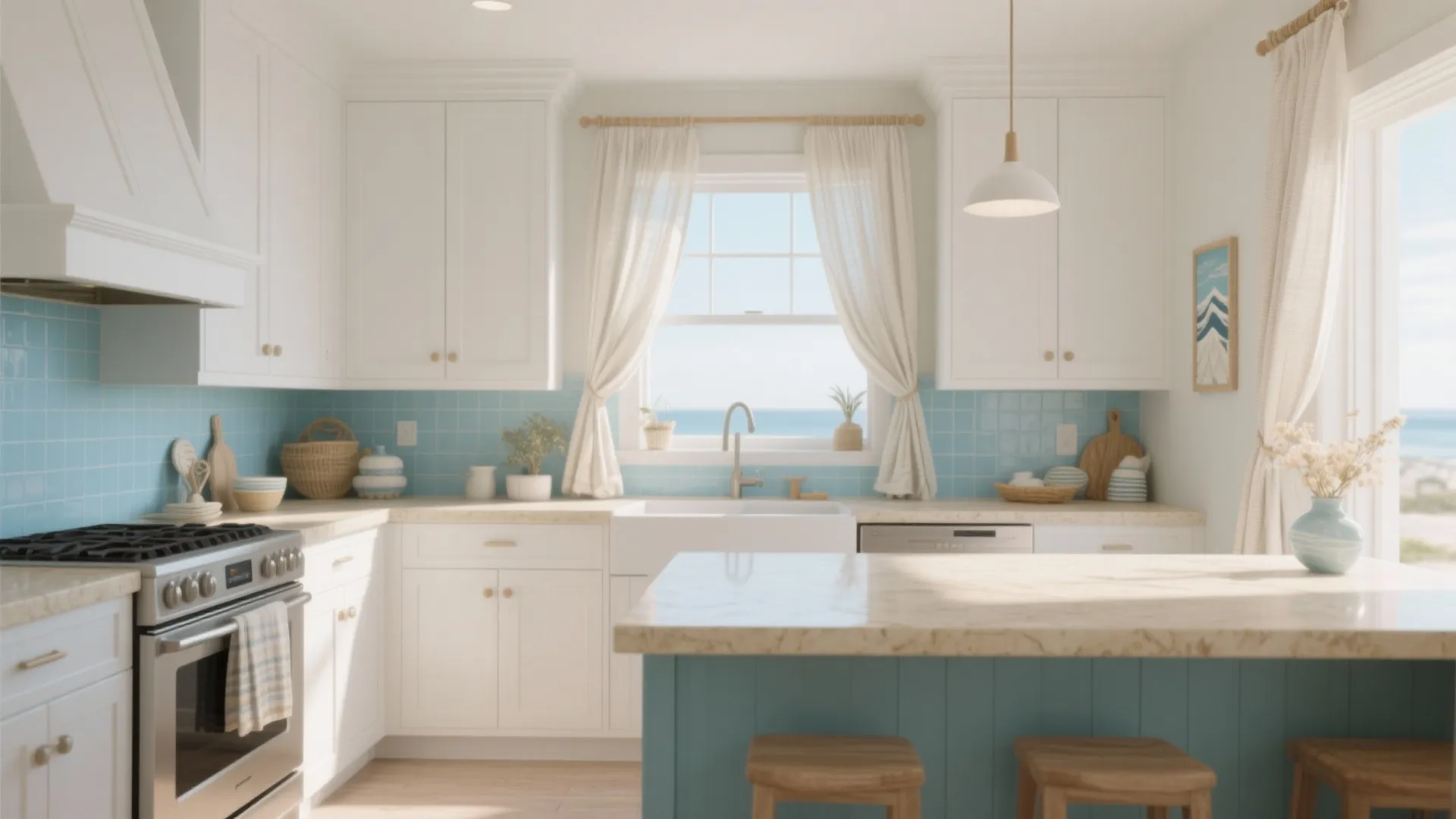 1. Bring in Coastal Colors