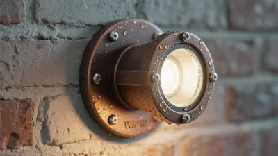 Industrial Wall Lighting for Brick Interiors