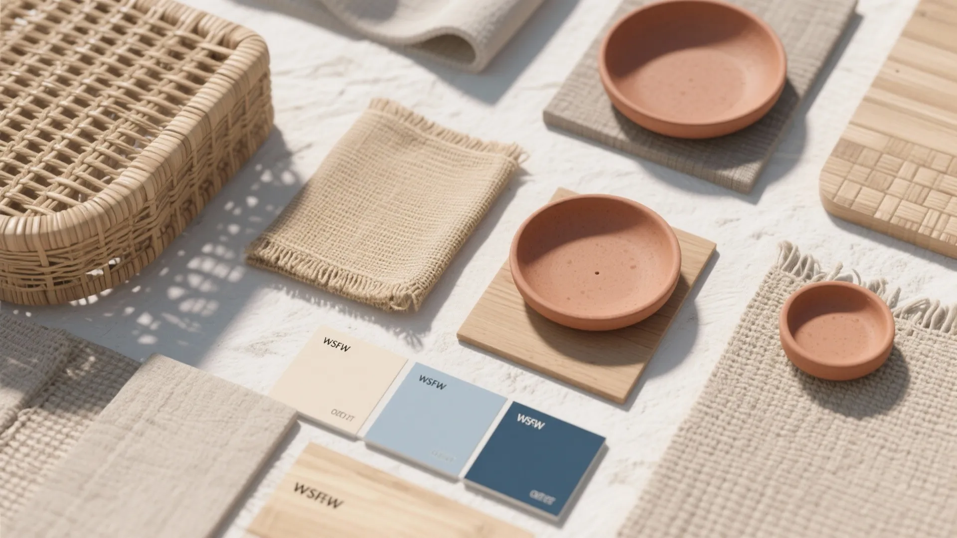 Warm Wood And Cane For Coastal Comfort