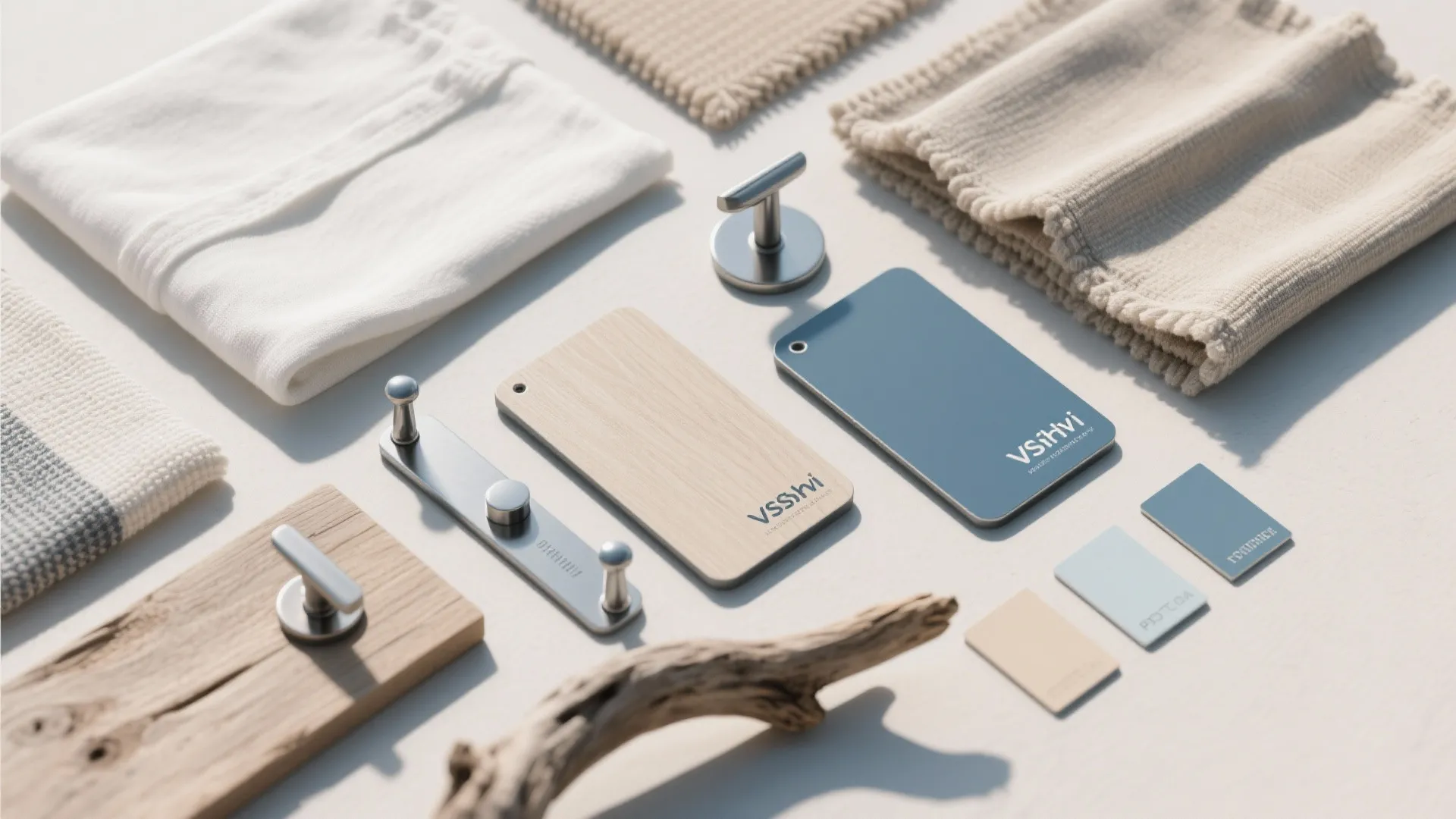 Coastal palette and moisture-smart finishes