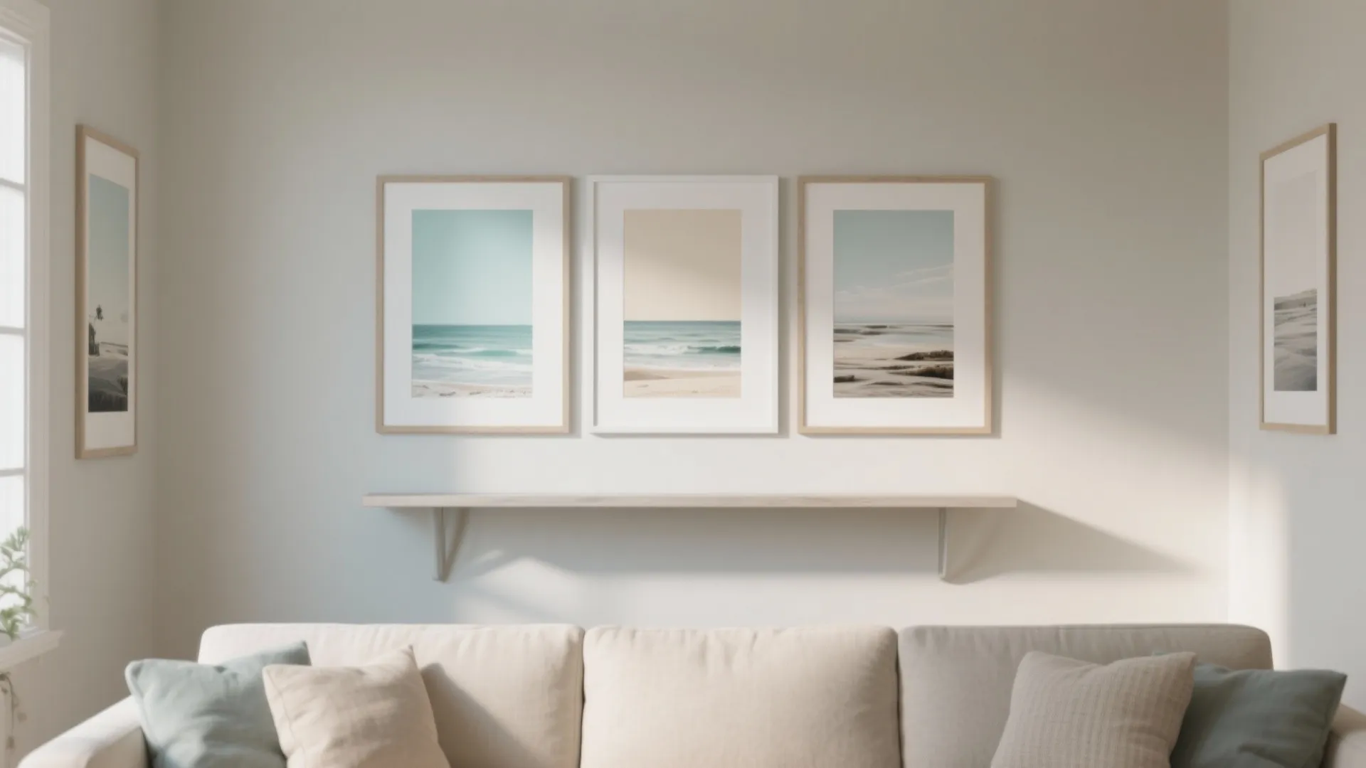 2. Coastal color palette gallery