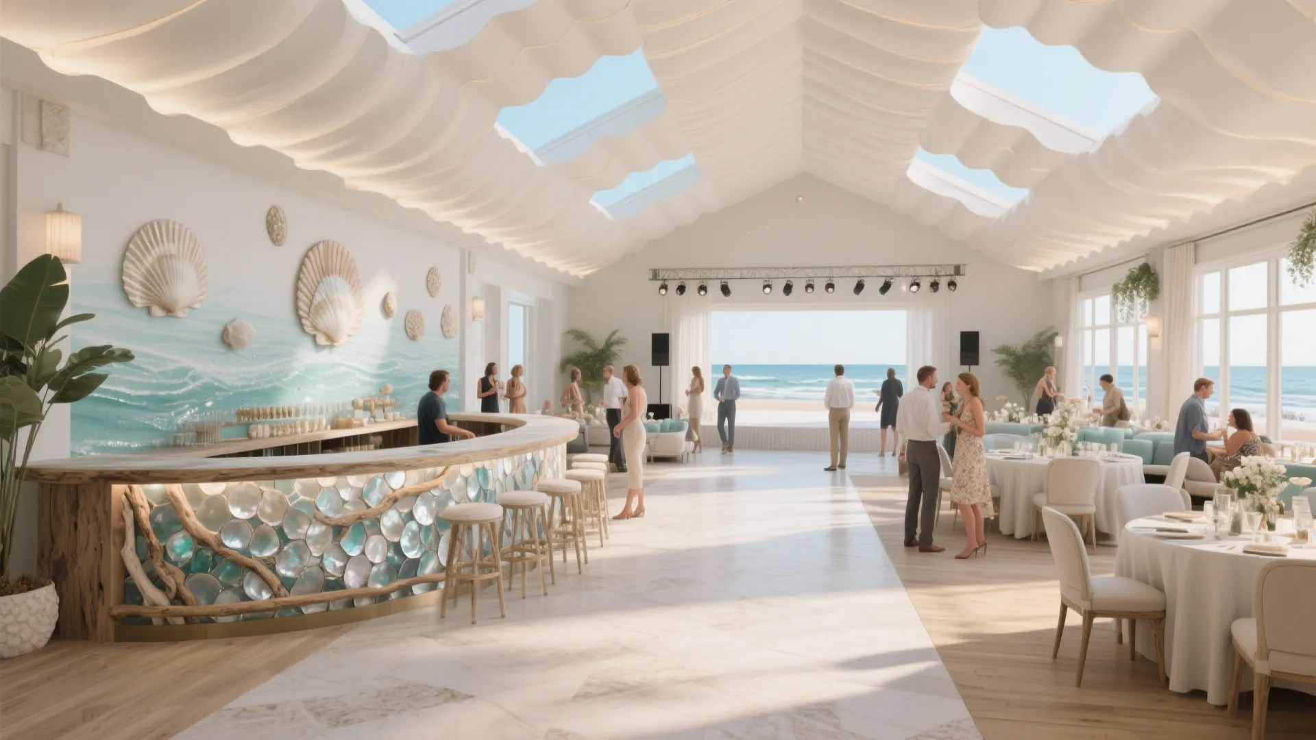 Sea Shell Party Hall Design: Transform Your Venue with Coastal Charm: Fast-Track Guide to Stunning Sea Shell-Themed Party Halls