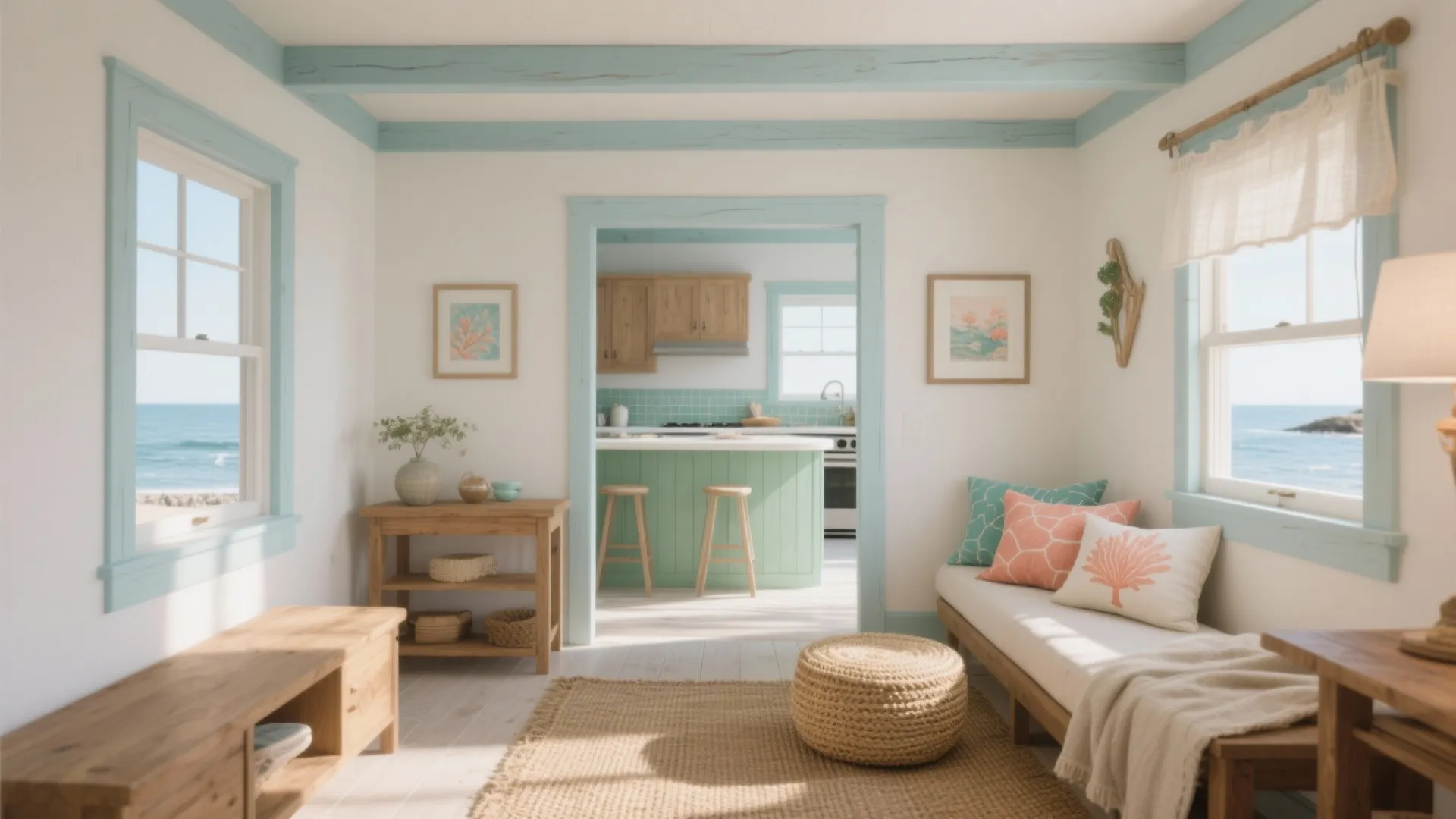 Coastal Paint Colors Interior — 5 Palette Ideas: Practical coastal paint color inspirations I use for small homes, with tips on finishes, accents, and budgets