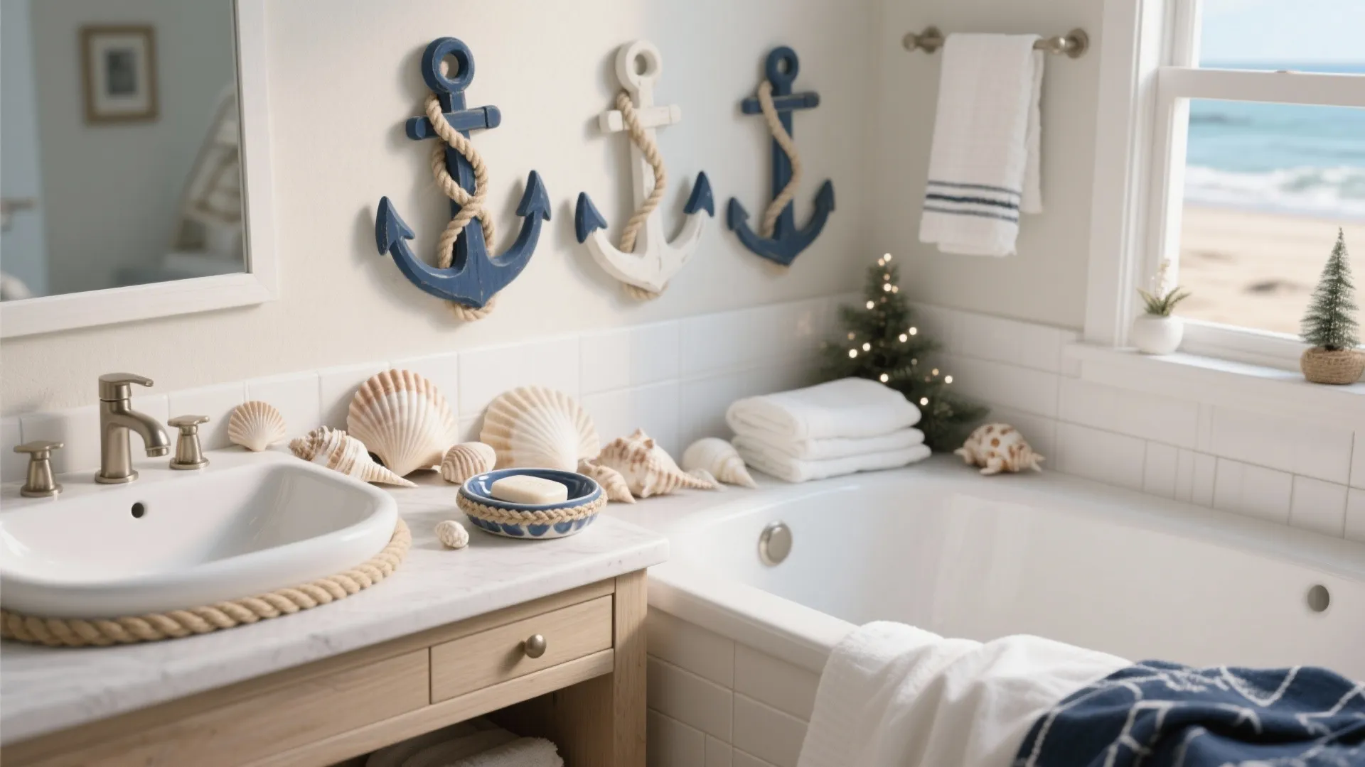 4. Coastal Holiday Twist