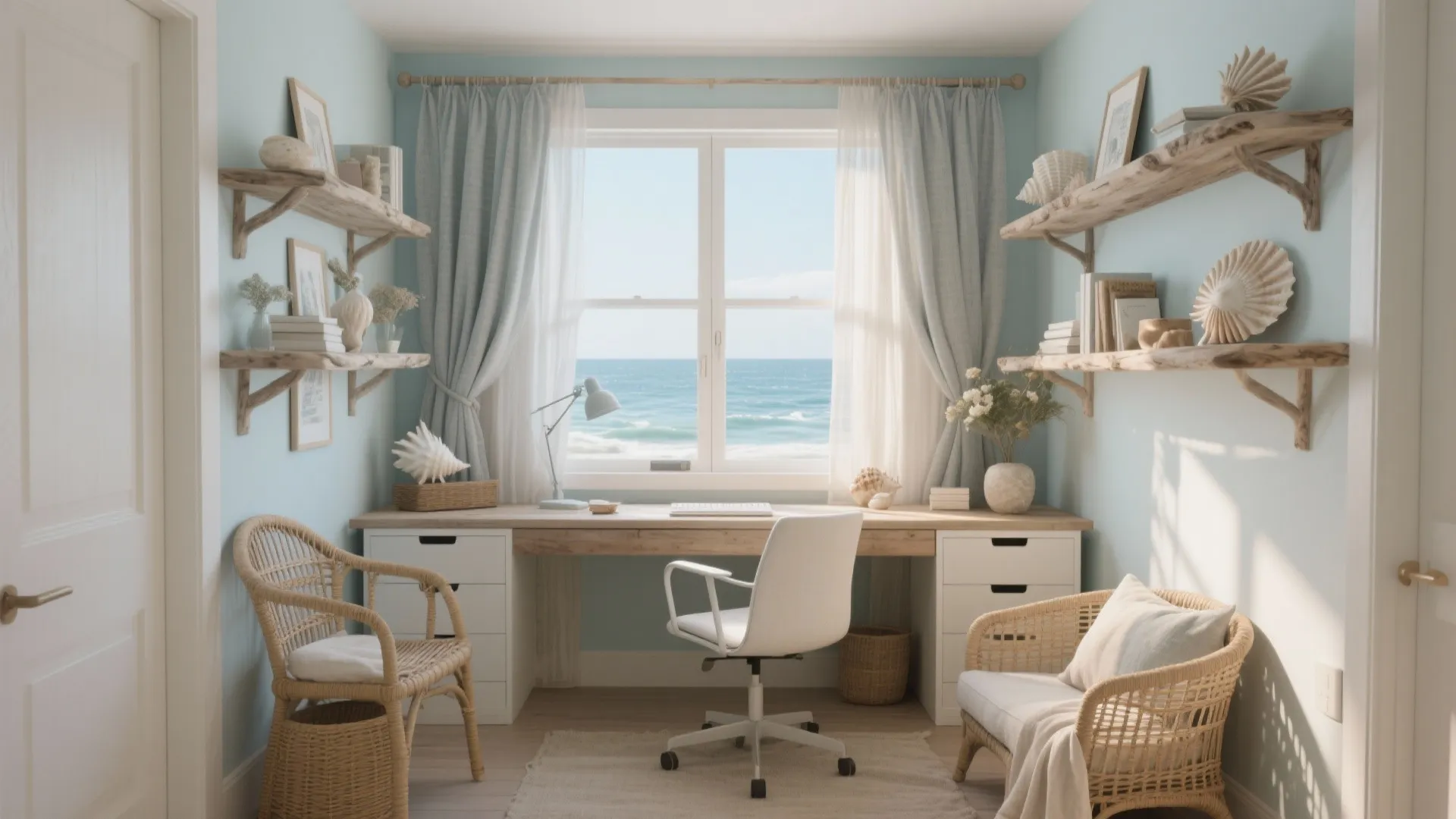 Coastal Home Office Ideas: Transform Your Workspace with Coastal Inspiration