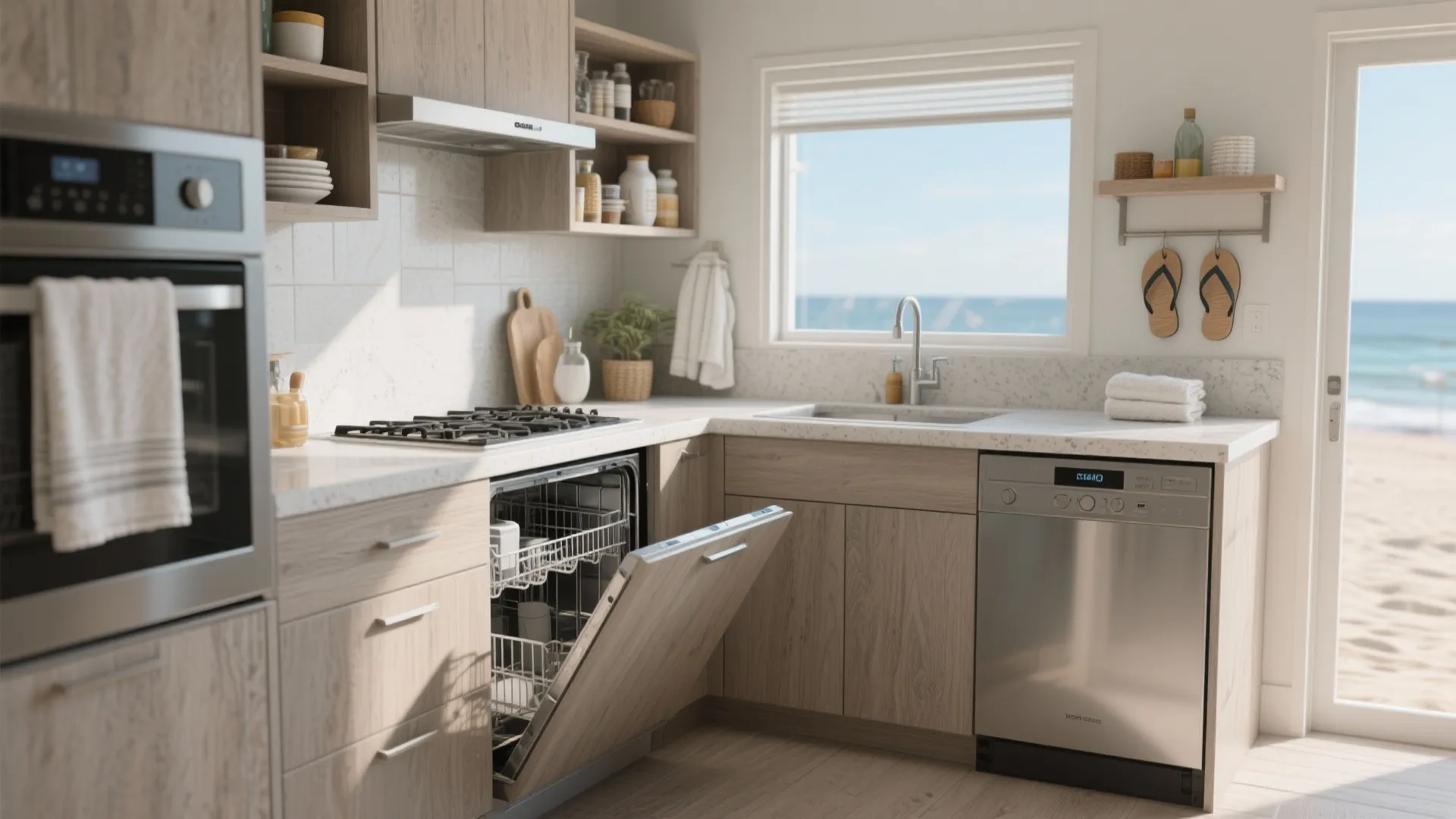 4. Kitchen optimized for coastal living