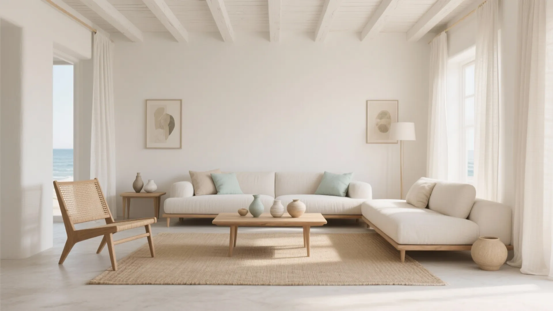 Coastal Minimalism with Breezy Layers