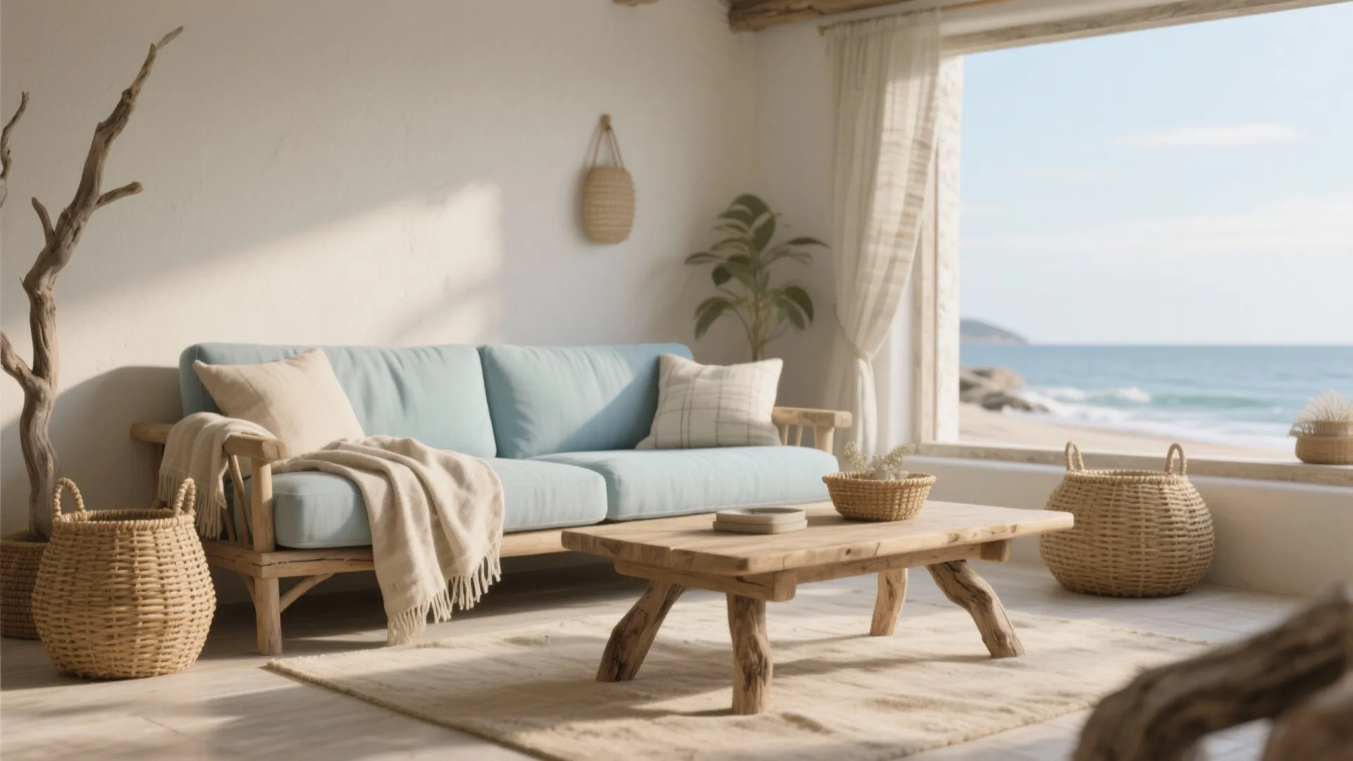 2. Coastal-Inspired Layering