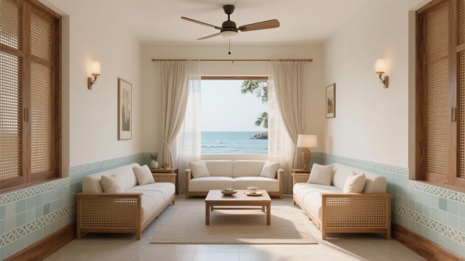 Calm Coastal Minimalism with Native Materials