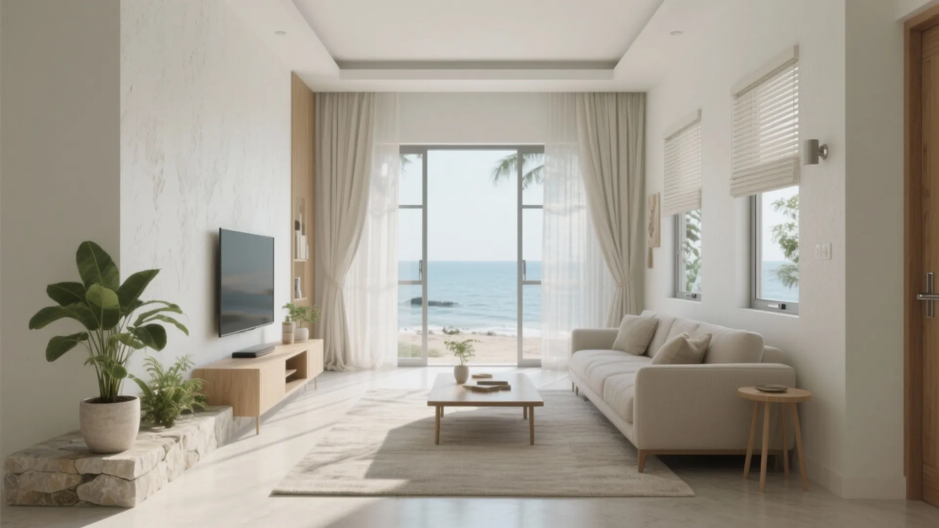 Coastal-Minimal Living: Light, Air, and Salt-Smart Materials