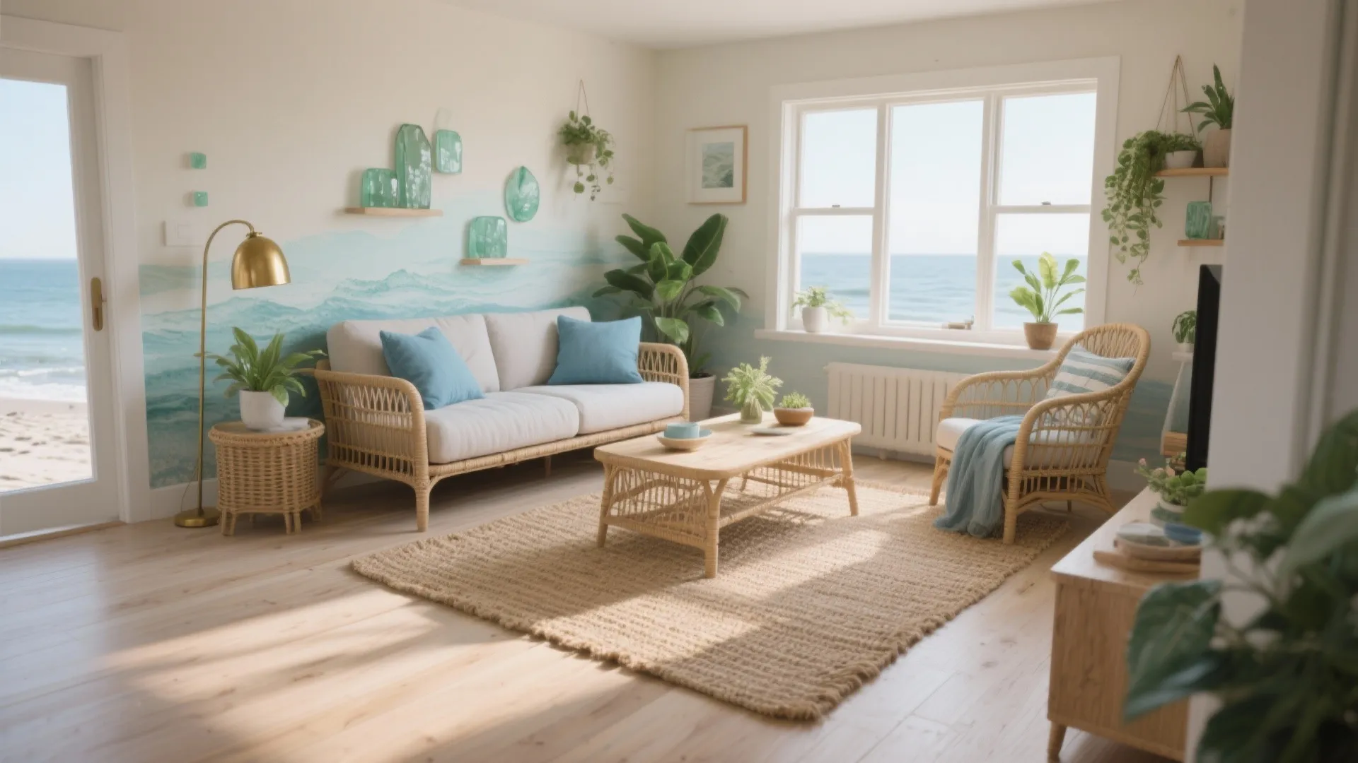 5 Coastal Living Room Paint Colors I Swear By: Fresh, breezy paint ideas to make small living rooms feel like seaside retreats