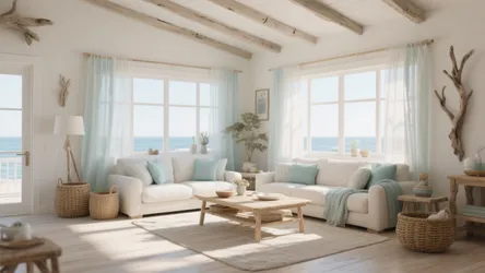 10 Beach Living Room Design Ideas