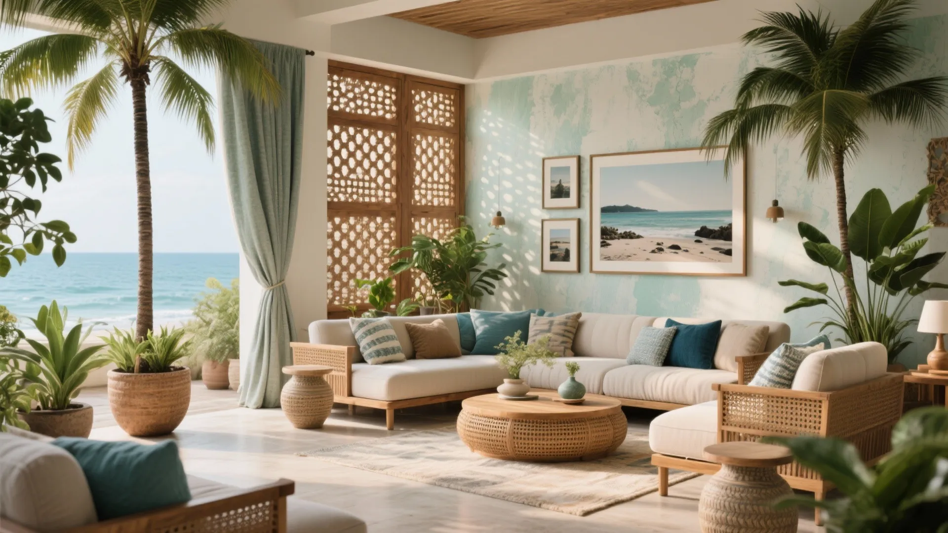 Biophilic community rooms with coastal calm