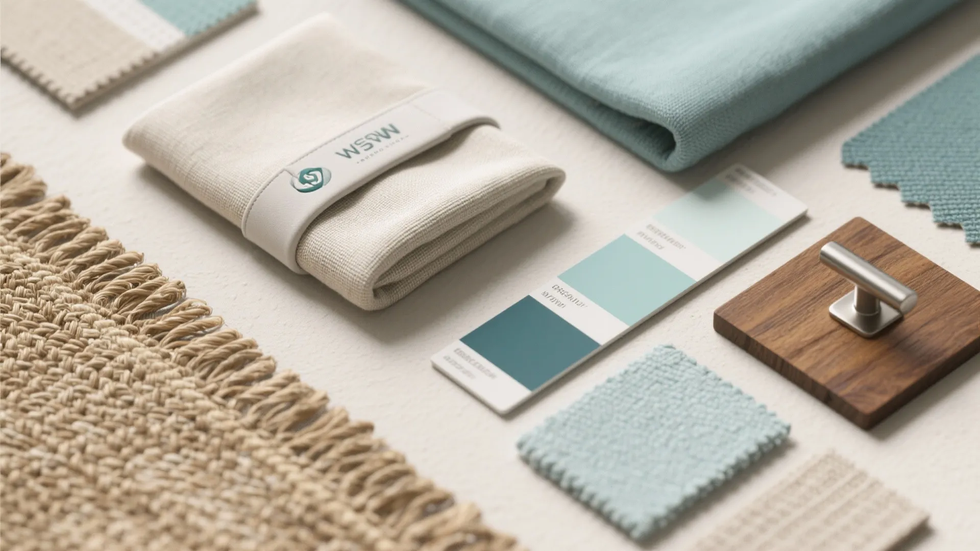 4. Layer durable fabrics with coastal textures