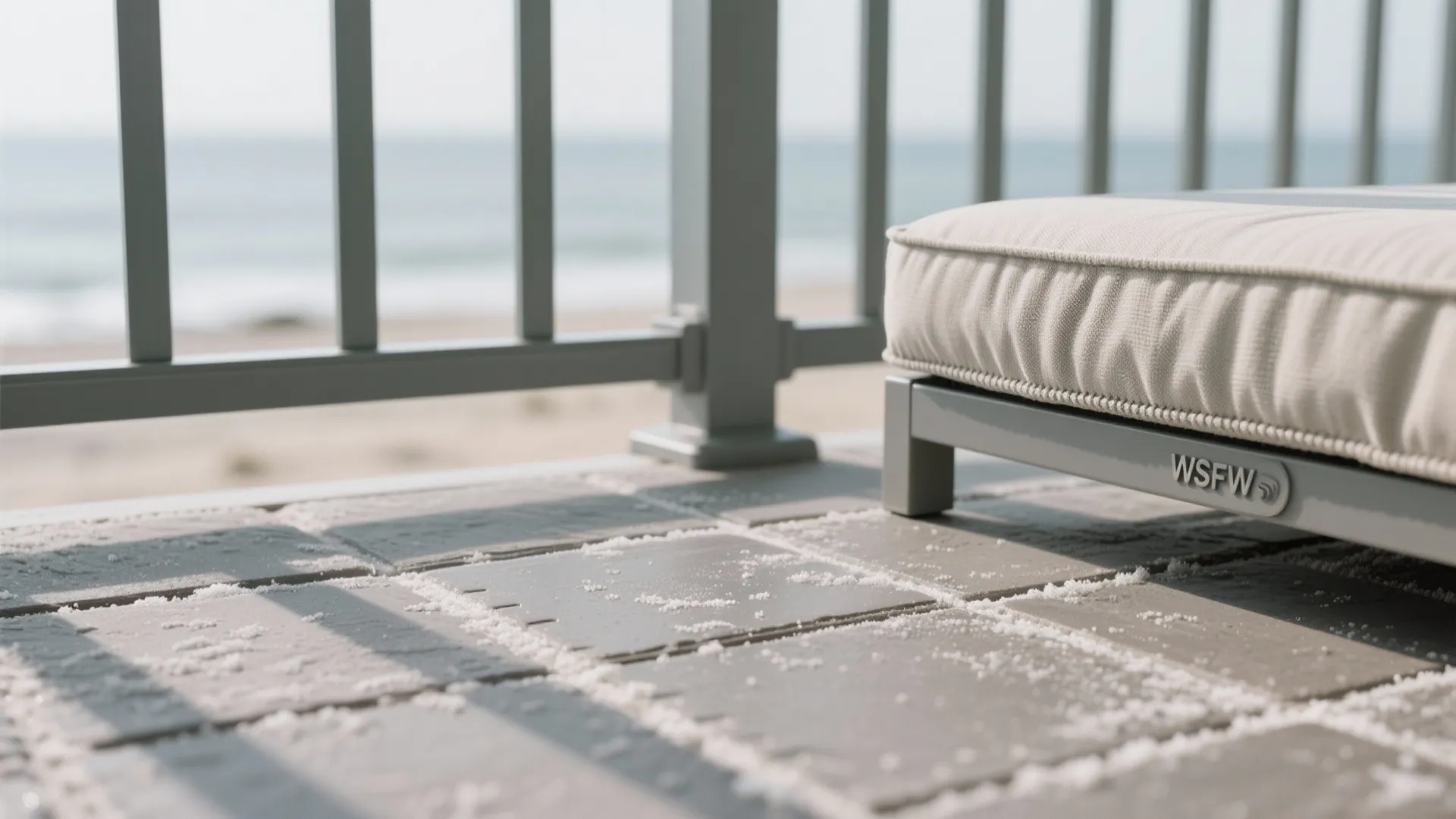 Salt‑smart materials and finishes