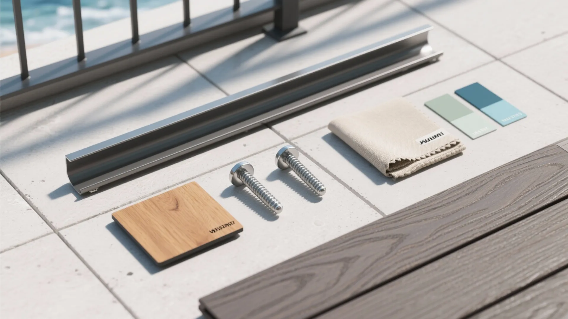 Salt-air-proof materials with warmth (durable doesn’t have to feel cold)