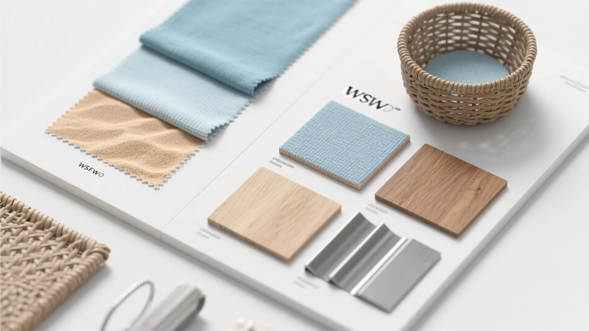 3. Coastal color palette with durable materials