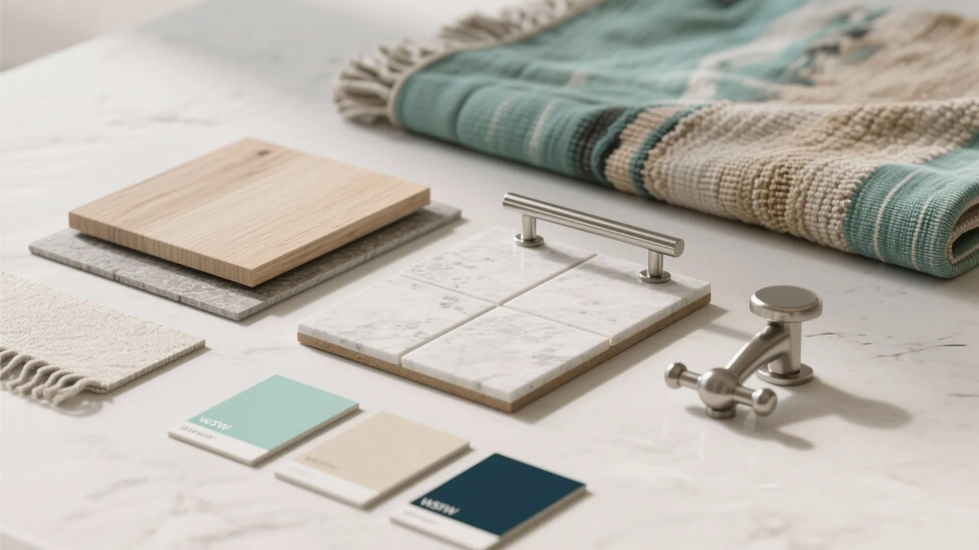 3. Durable Coastal Materials with a Polished Look