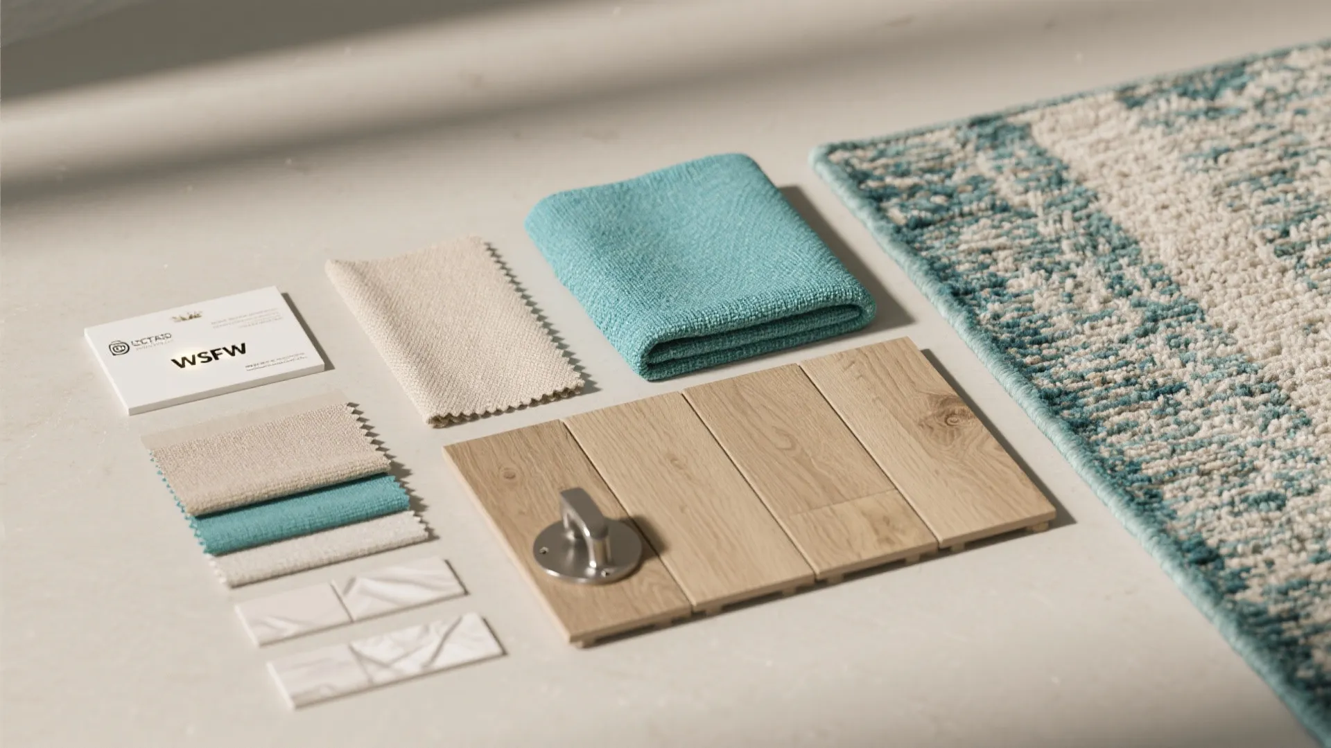 3. Coastal Palette with Durable Materials