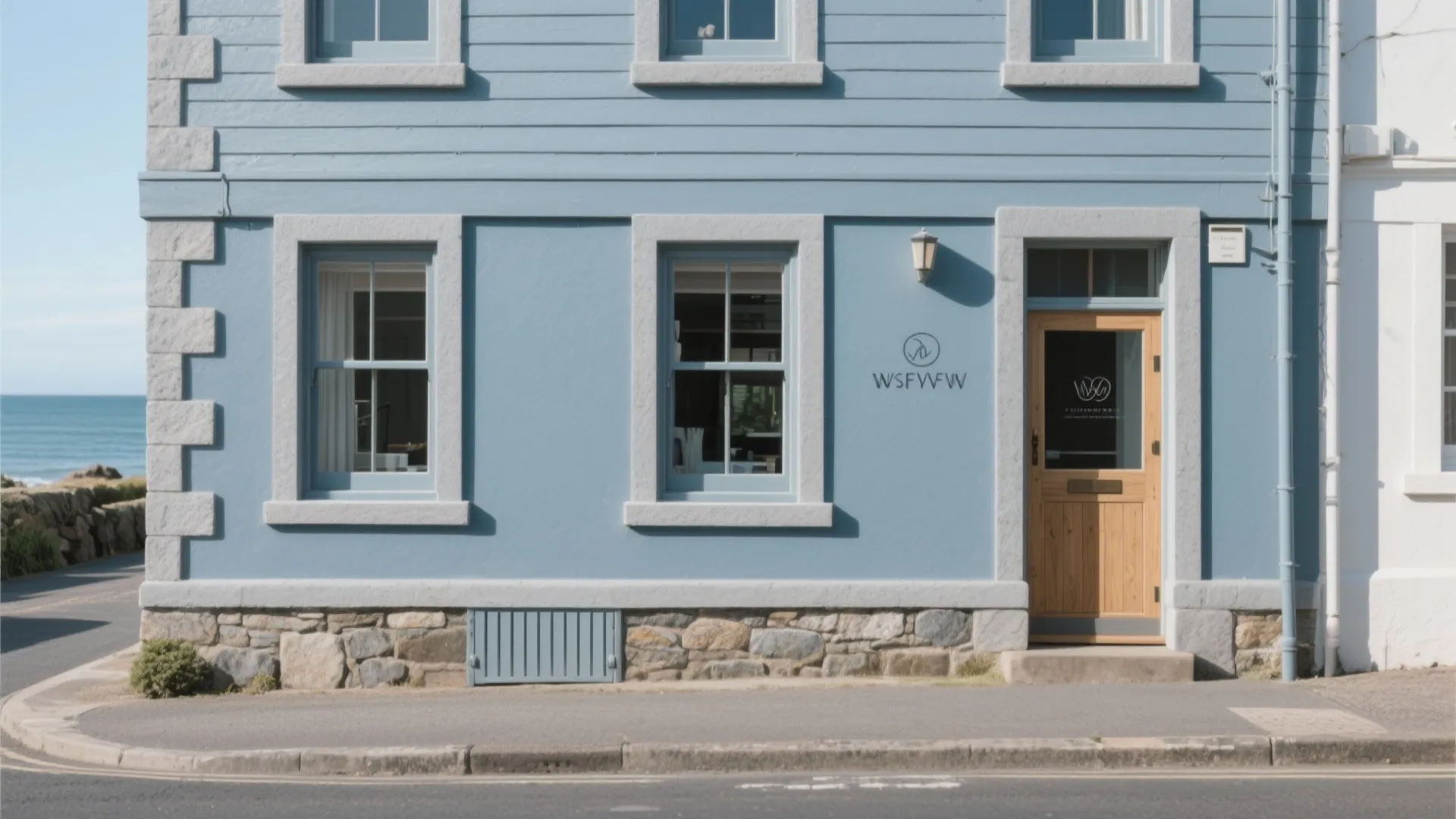 Coastal Muted Blues and Greys: Fresh Yet Timeless Curb Appeal
