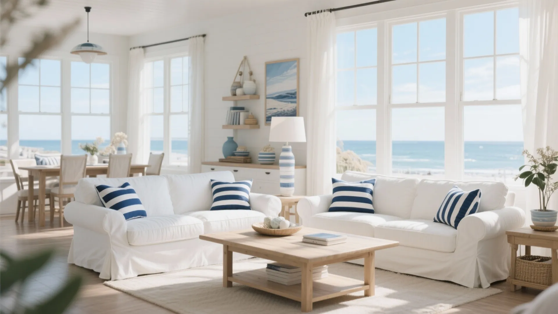 4. Coastal Navy Theme