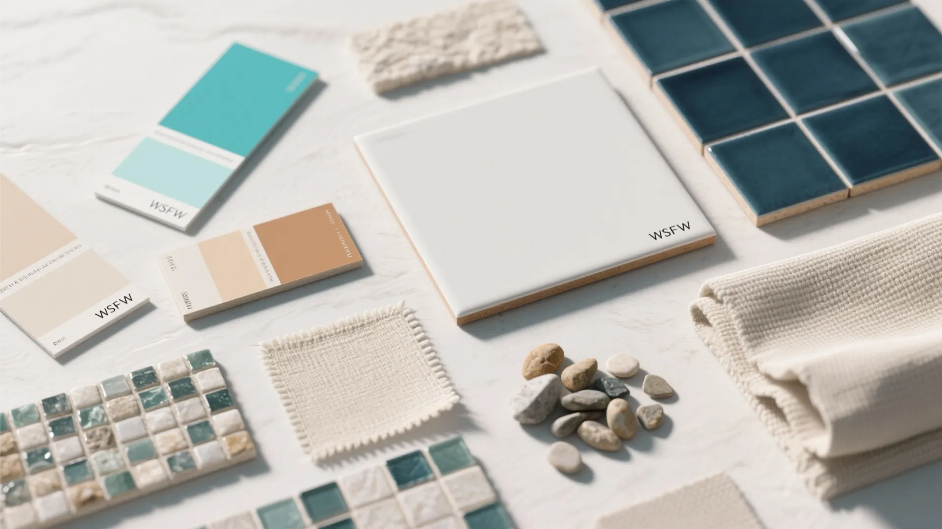 1. Soft Coastal Palette with High-Contrast Accents