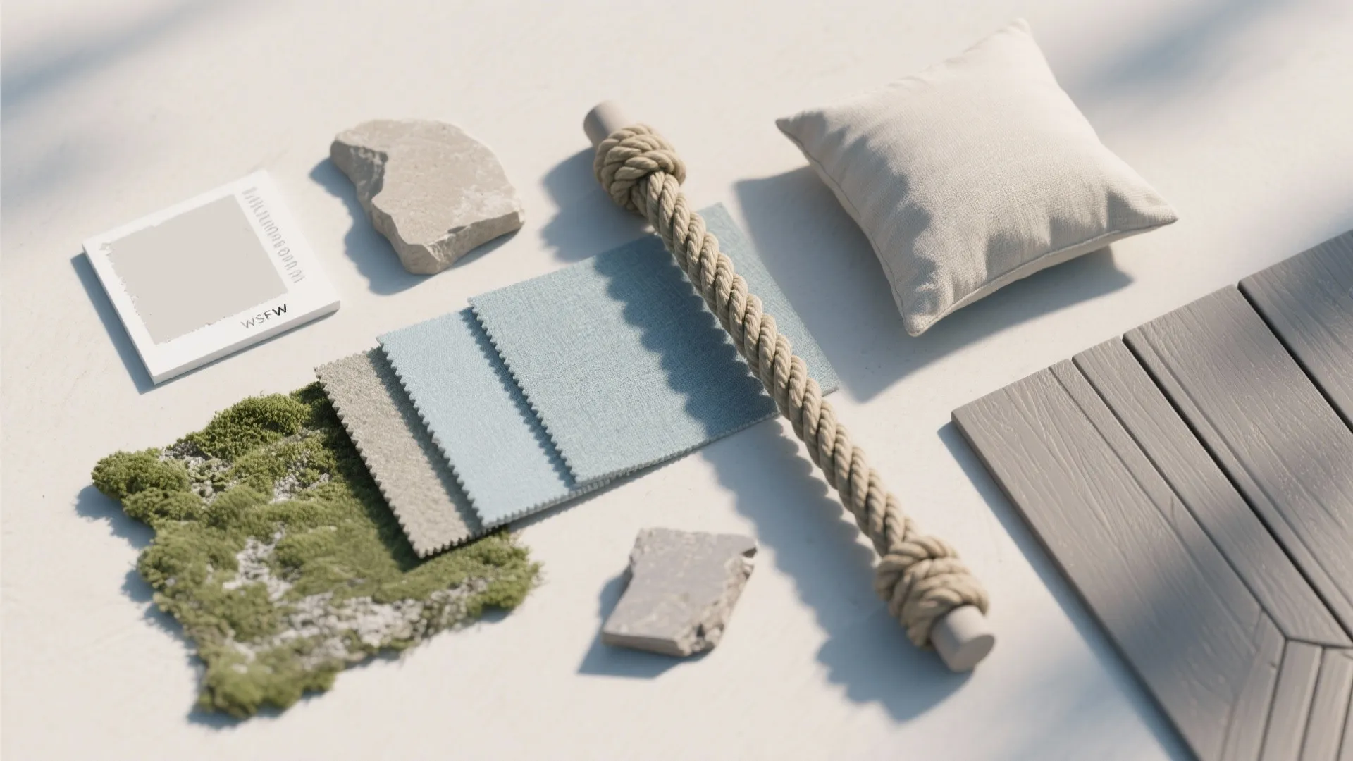 Coastal palette, tactile layers, and indoor-outdoor flow