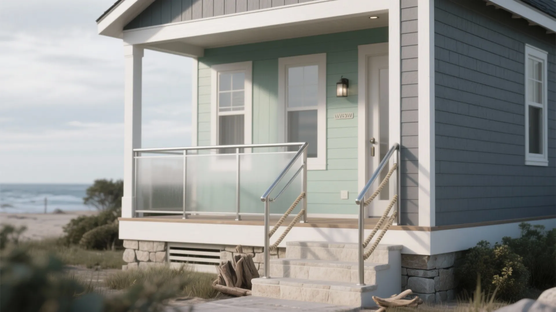 Coastal Blues and Sage for Breezy Exteriors