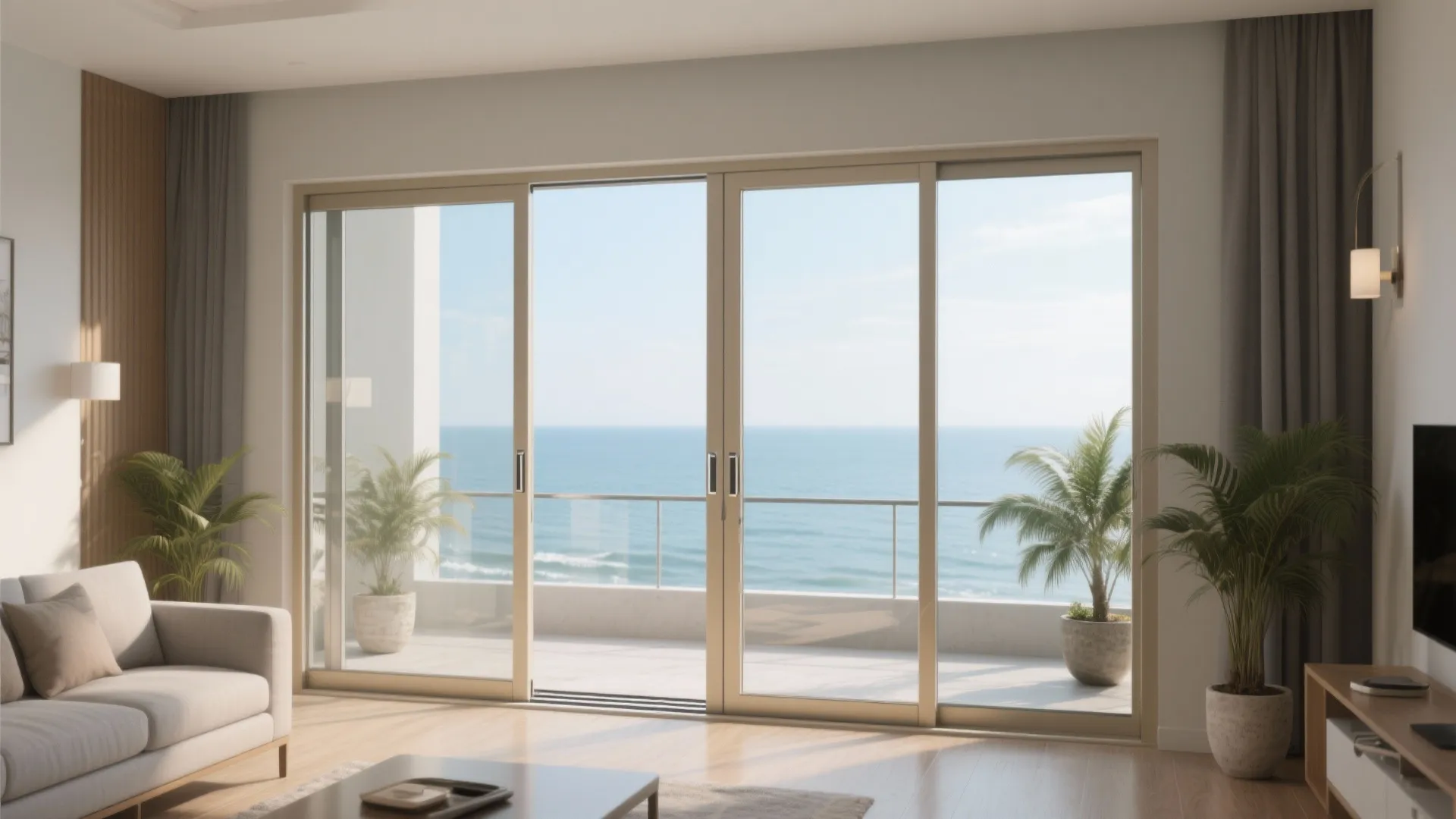 Sliding Glass Doors with Coastal-Proof Frames