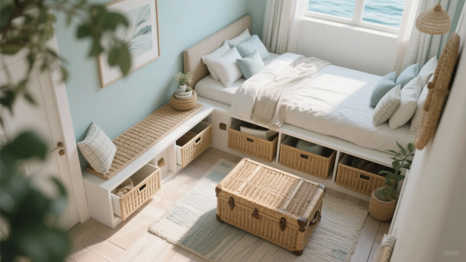 Tip 5: Compact Storage with Coastal Flair