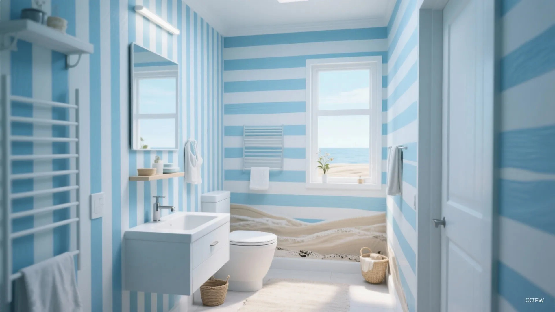 4. Coastal Stripes