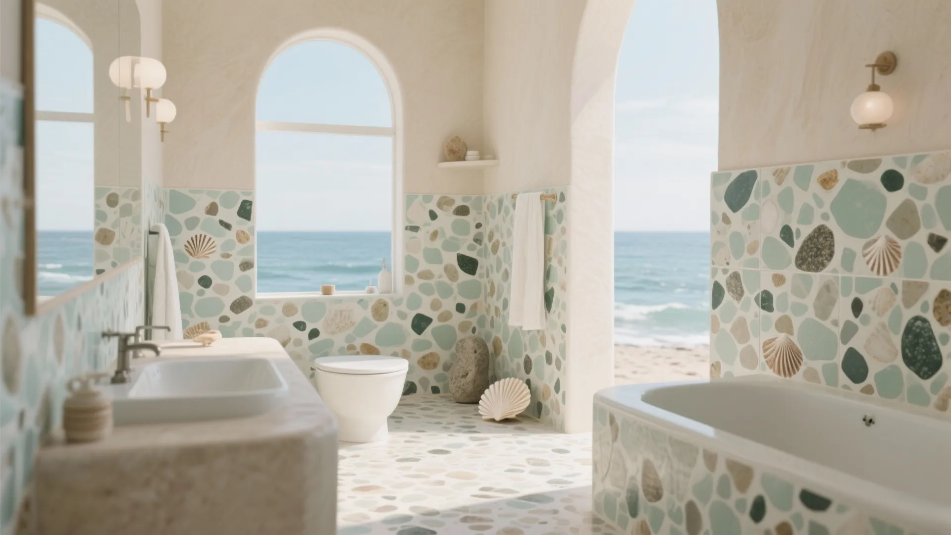 10. Outdoor-Inspired Terrazzo Palette