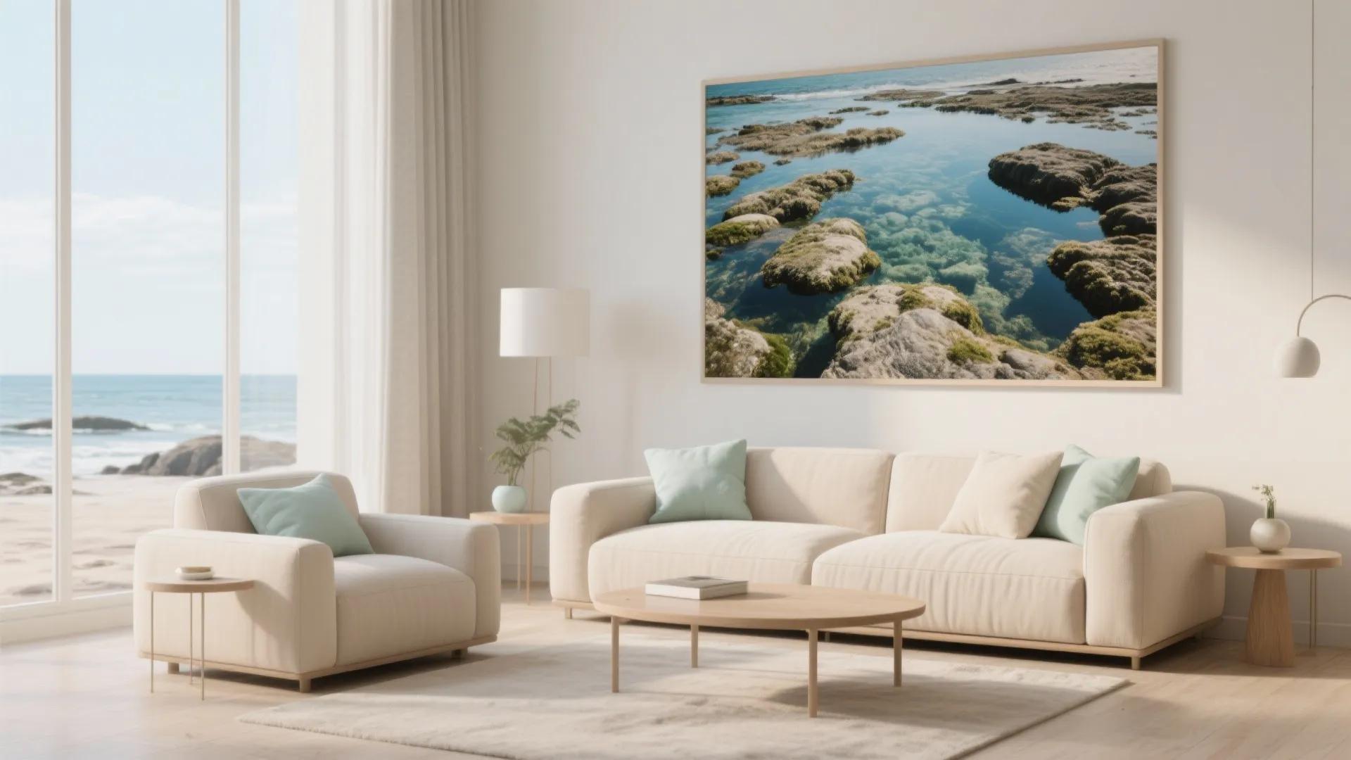 5. Coastal-Inspired Wall Art