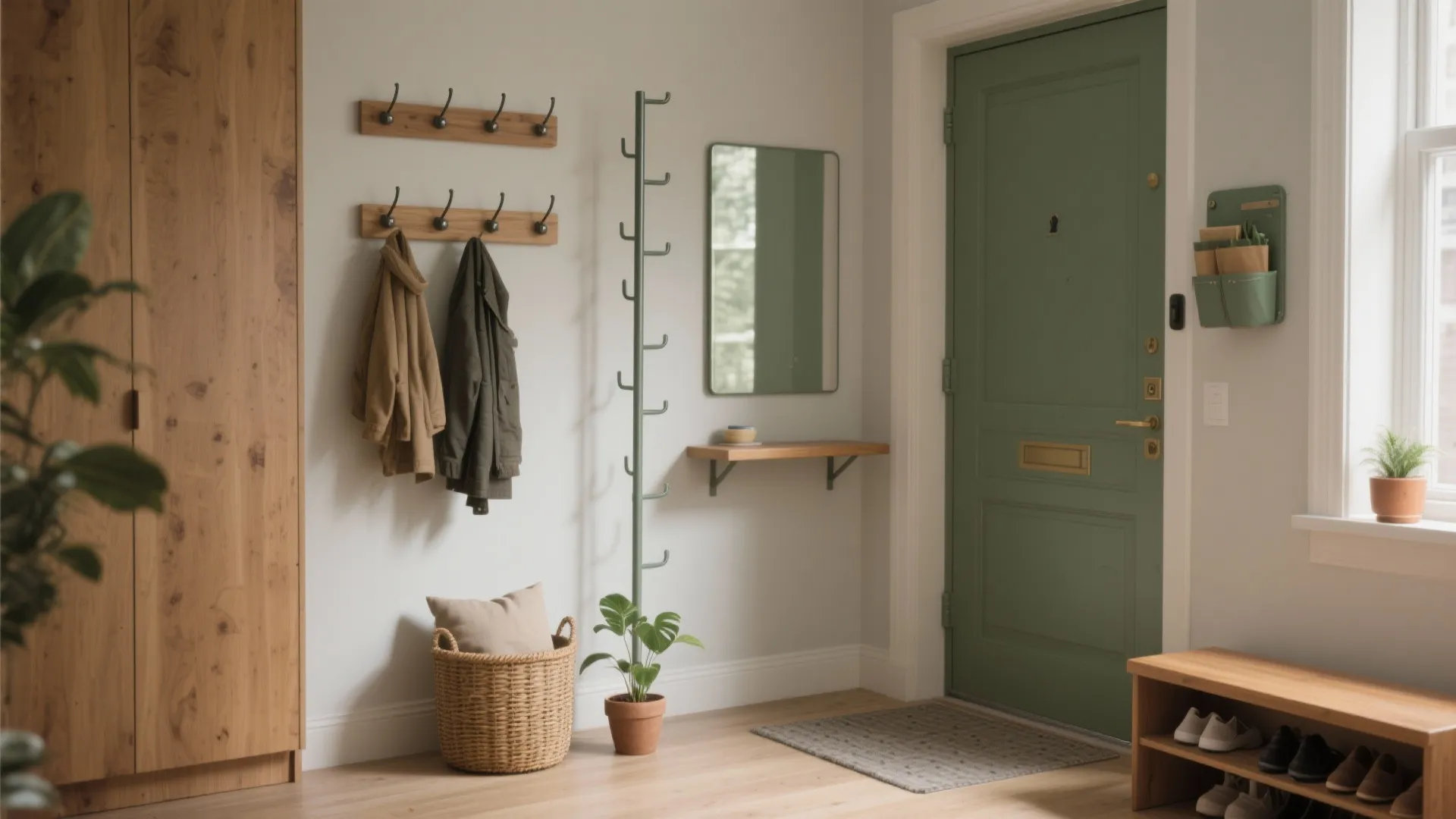 Coat Rack Ideas for Small Spaces — 5 Options: Practical, stylish coat rack solutions I use for tight entryways and narrow halls