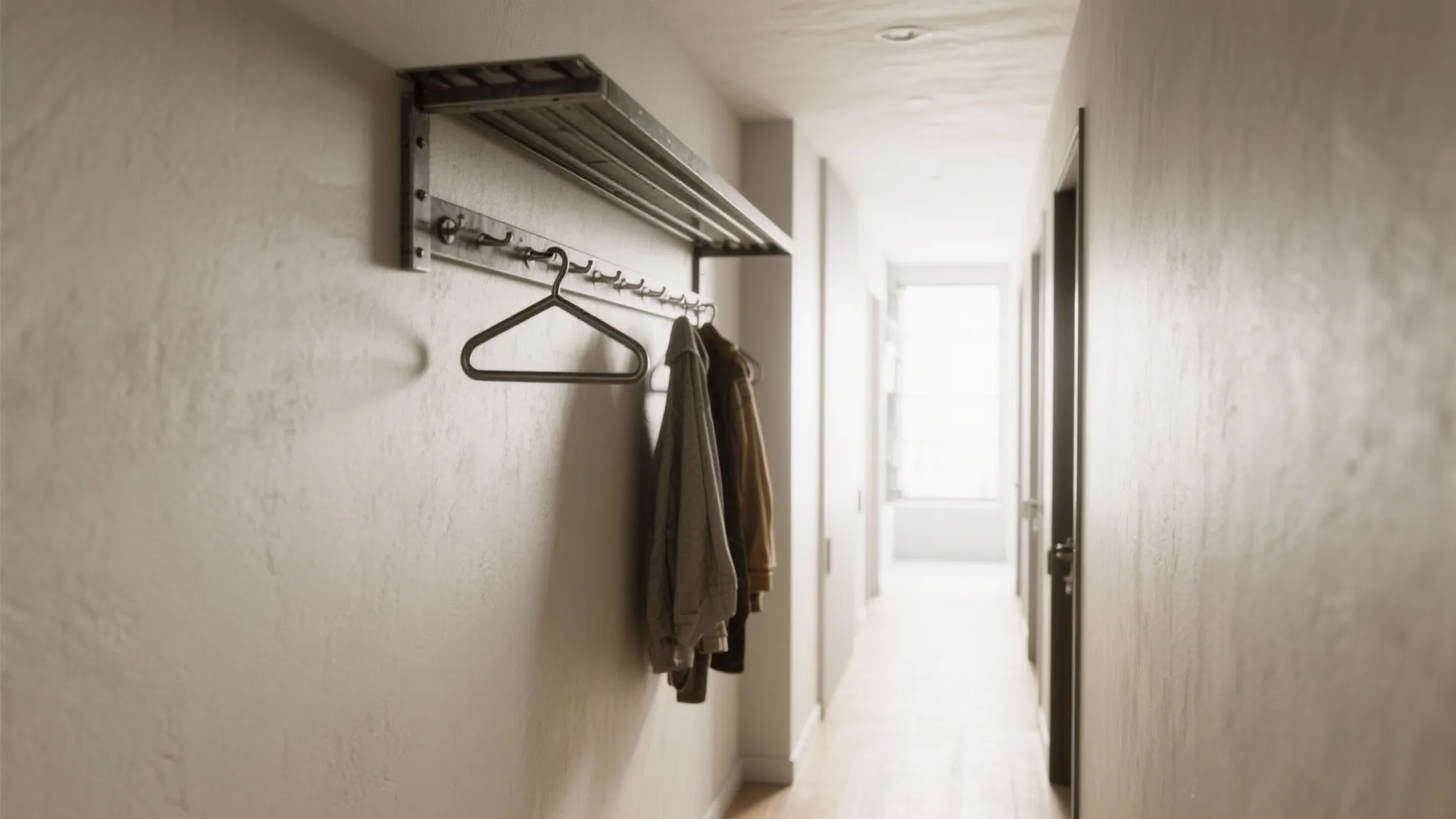 5. Coat Racks with Integrated Shelving