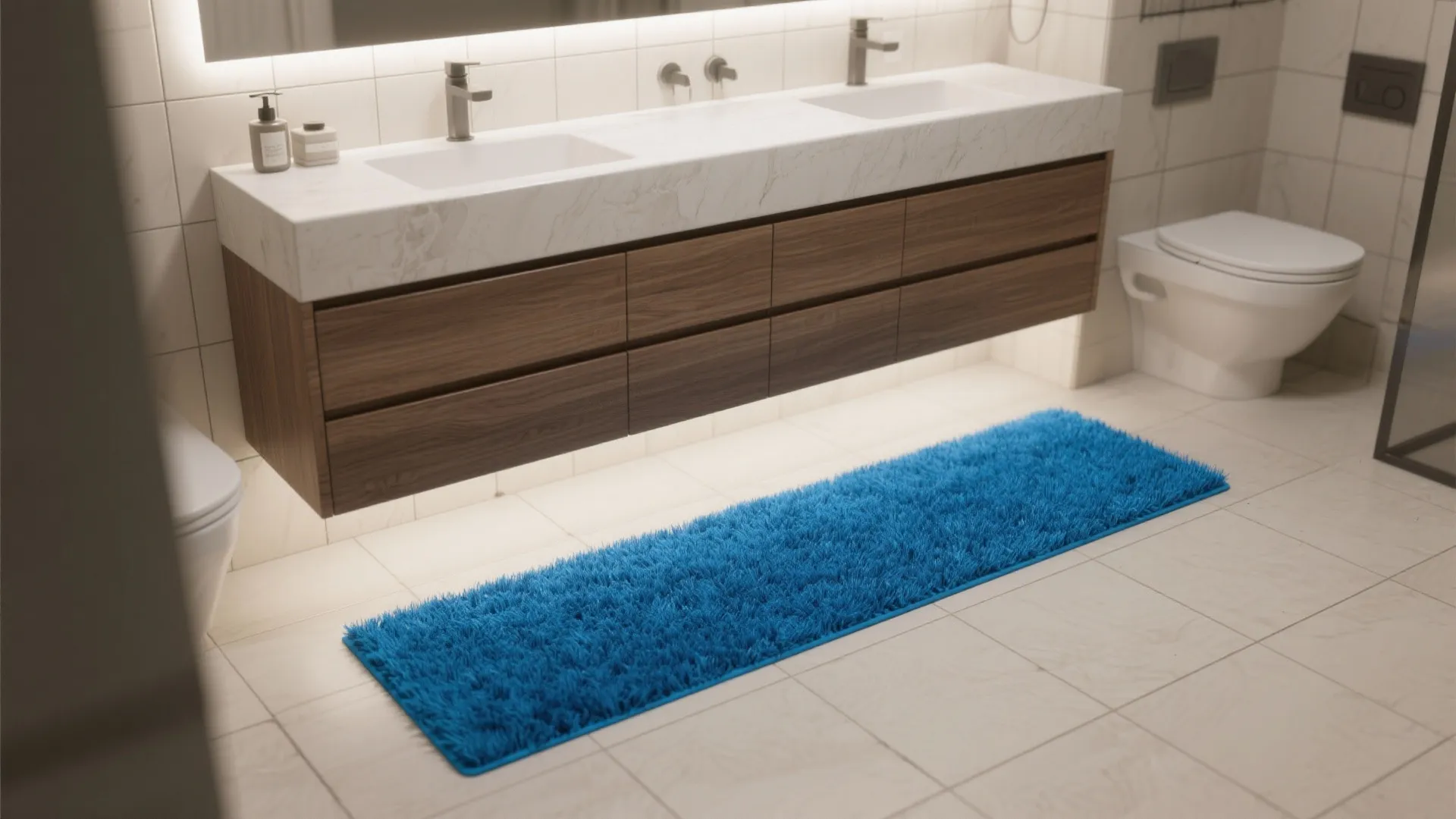 5. Bold Cobalt as an Accent Strip