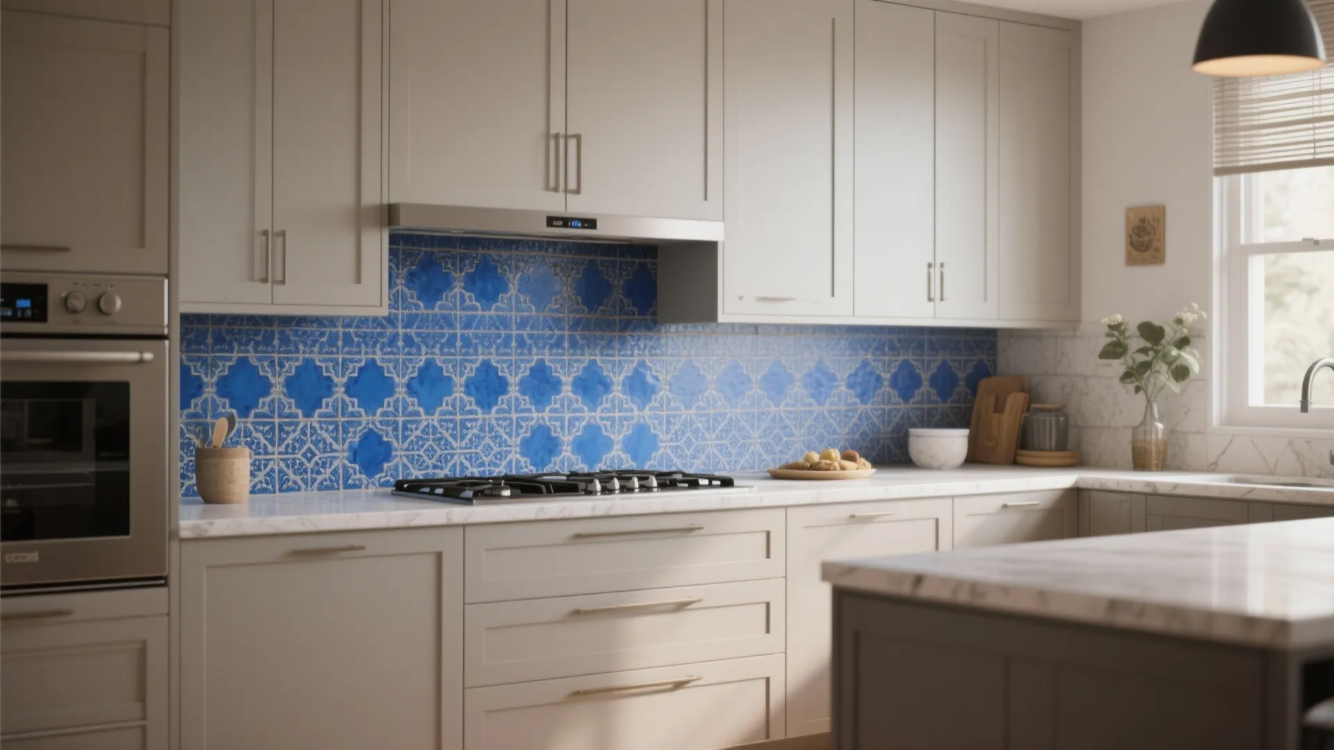 3. Statement Backsplash