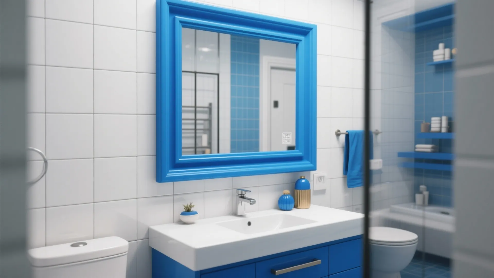 8. Statement Mirror Frame