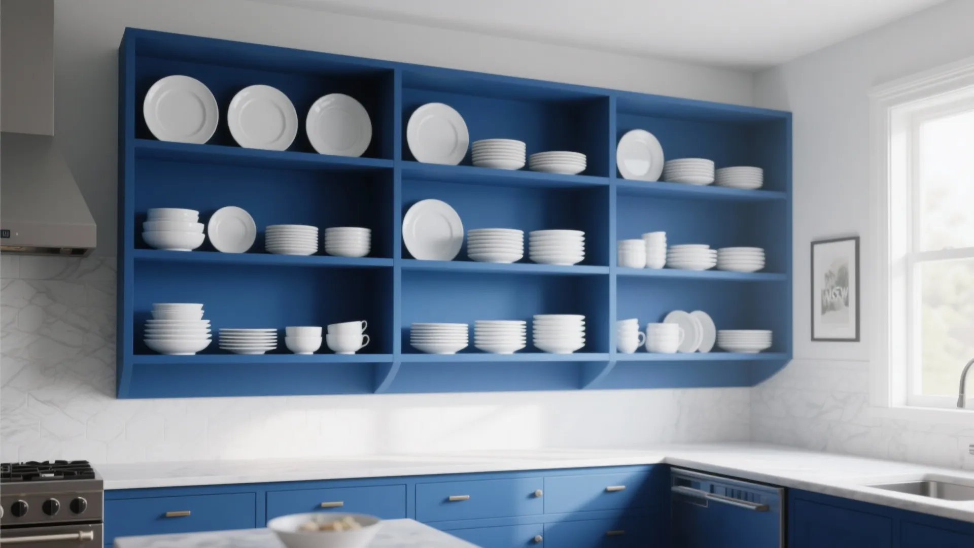 5. Open Shelving Drama