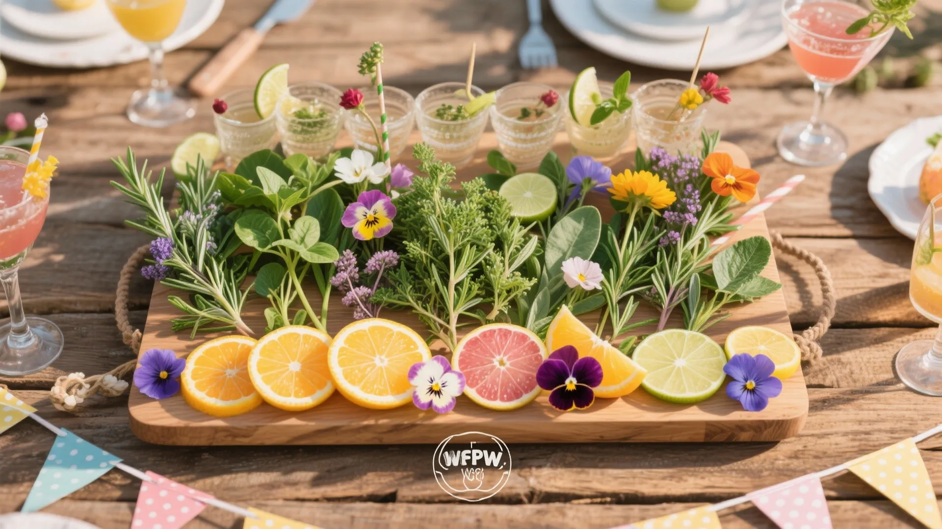 4. DIY Cocktail Garnish Bar